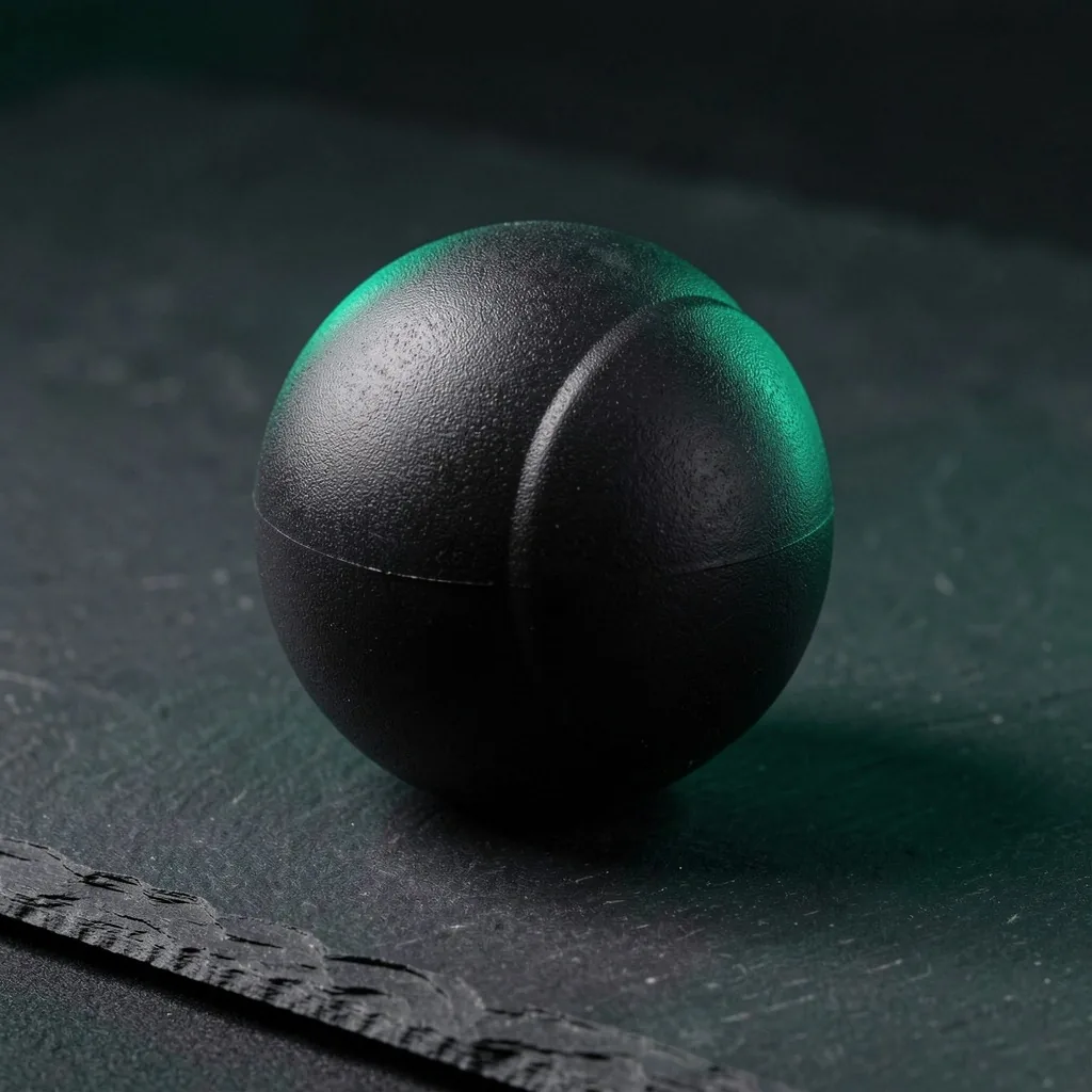Peanut massage ball for spine cradling